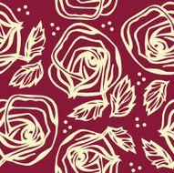 Floral seamless ornament N11