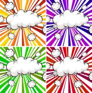 Clouds explosions