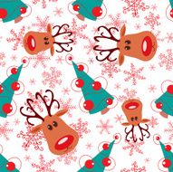 Seamless Christmas pattern N65