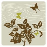 Vector floral background N52