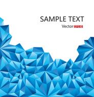 Blue geometry background