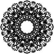 Magic circle vector decorative elements