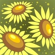 sunflowers background
