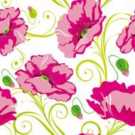Pink Abstract Elegance seamless floral pattern
