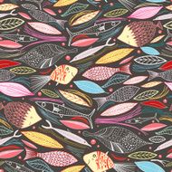 texture of the fish and leaves
