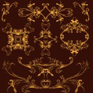 evil and beautiful graphic elements