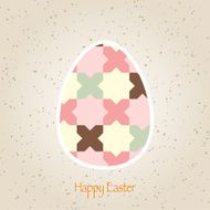 easter eggs retro pattern