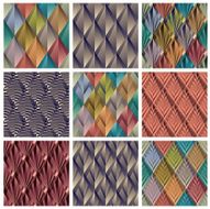 Rhombus tiles set