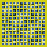 Rolling squares moving wave motion effect Op Art Vector N2
