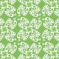 Seamless green vector pattern