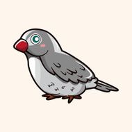 bird cartoon theme elements vector eps N190