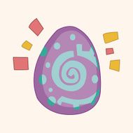 easter painting egg theme elements vector eps N189