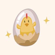 easter painting egg theme elements vector eps N190