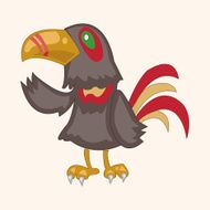 bird cartoon theme elements vector eps N192