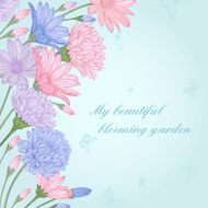Background with flowers N24
