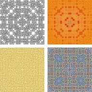 geometrical pattern N124
