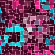 Abstract background composed of blue sea and purple lilac bricks N2