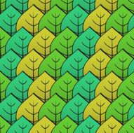 Abstract background with green leaf