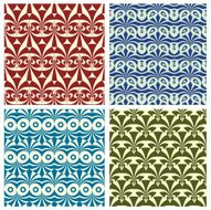 Set of classic seamless patterns