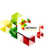 Geometric abstract polygonal background N42