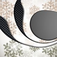 layered abstract background with snowflakes image N8