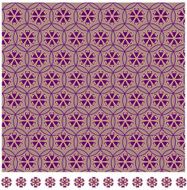 Oriental flower ornament N2