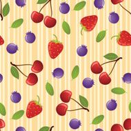 Berries seamless pattern N9