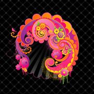 Sweet pink swirls