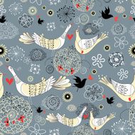 pattern of love birds
