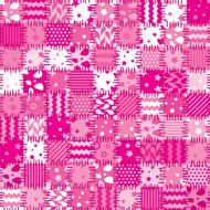 pink patchwork