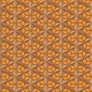 Brown seamless pattern with cubes