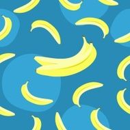 Seamless banana pattern