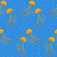 Jellyfish wallpaper pattern