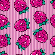 Raspberry seamless background