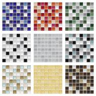 Seamless glass tile background N4