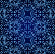 Blue seamless wallpaper pattern N2