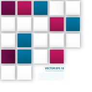 Vector Abstract geometric shape from gray cubes N97