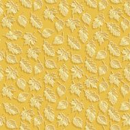Vector Gold Leaves 3d Seamless Pattern Background N2