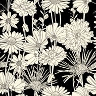 Floral seamless wallpaper N6