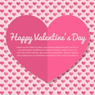Template Valentine&#039;s Day Greeting Card Design