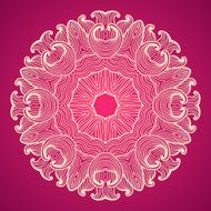 Mandala Beautiful hand drawn flower N2