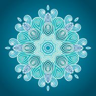 Mandala Beautiful hand drawn flower N3