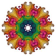 Mandala Beautiful hand drawn flower N5