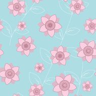 Seamless wallpaper floral background N2