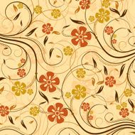 Decorative floral pattern N25