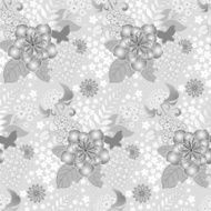 Seamless floral background N276