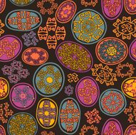 Abstract oriental - seamless pattern