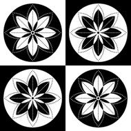 Flower pattern N122