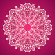 Mandala Beautiful hand drawn flower N6