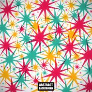 Abstract color modern stars on the gray background